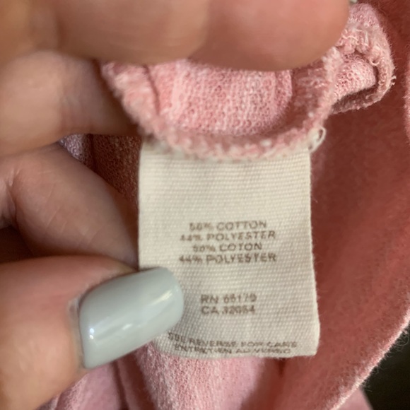 Free People Pink Puffy Shoulder Top Small - Picture 7 of 7